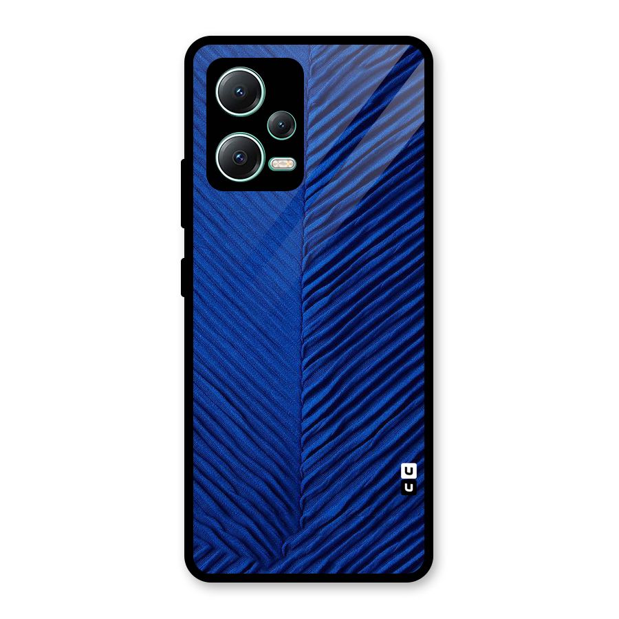 Classy Blues Glass Back Case for Redmi Note 12 5G