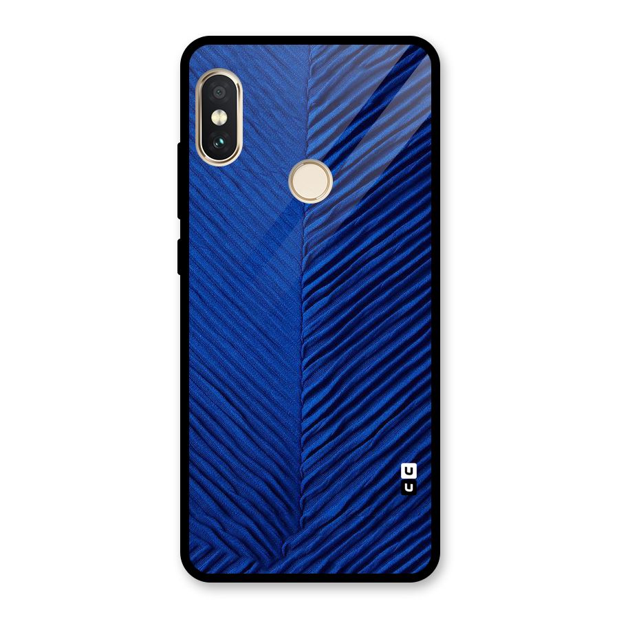 Classy Blues Glass Back Case for Redmi Note 5 Pro