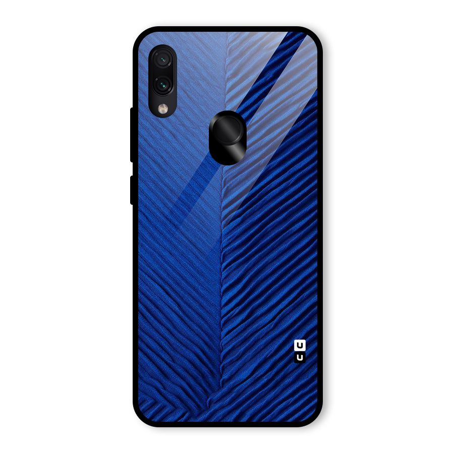 Classy Blues Glass Back Case for Redmi Note 7 Pro