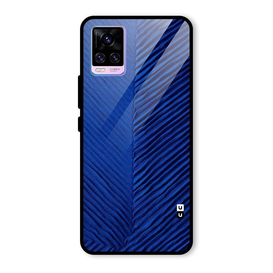 Classy Blues Glass Back Case for Vivo V20 Pro