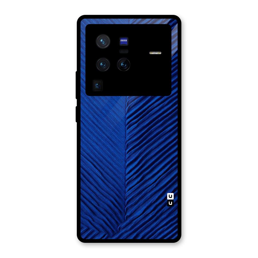 Classy Blues Glass Back Case for Vivo X80 Pro