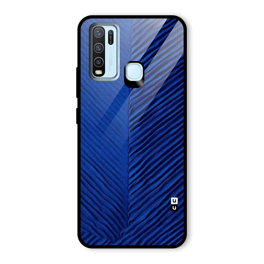 Classy Blues Glass Back Case for Vivo Y30