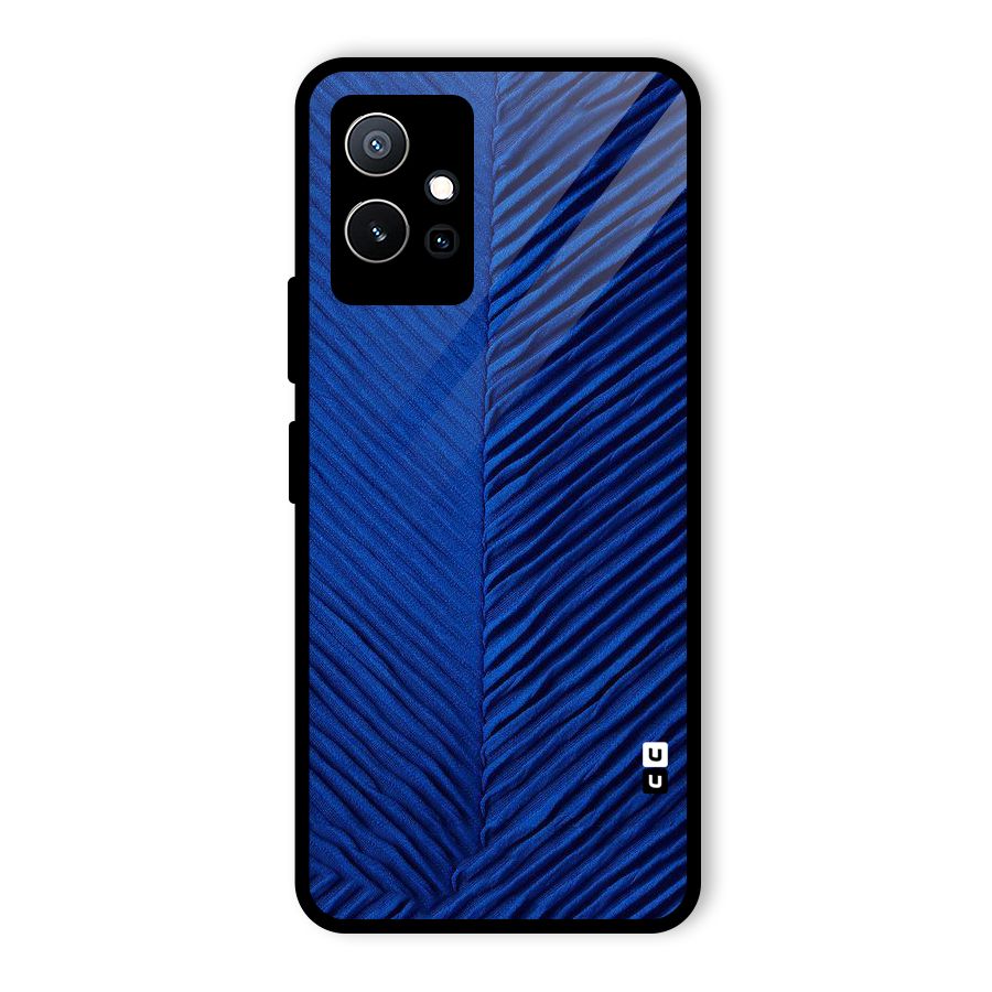 Classy Blues Glass Back Case for Vivo iQOO Z6