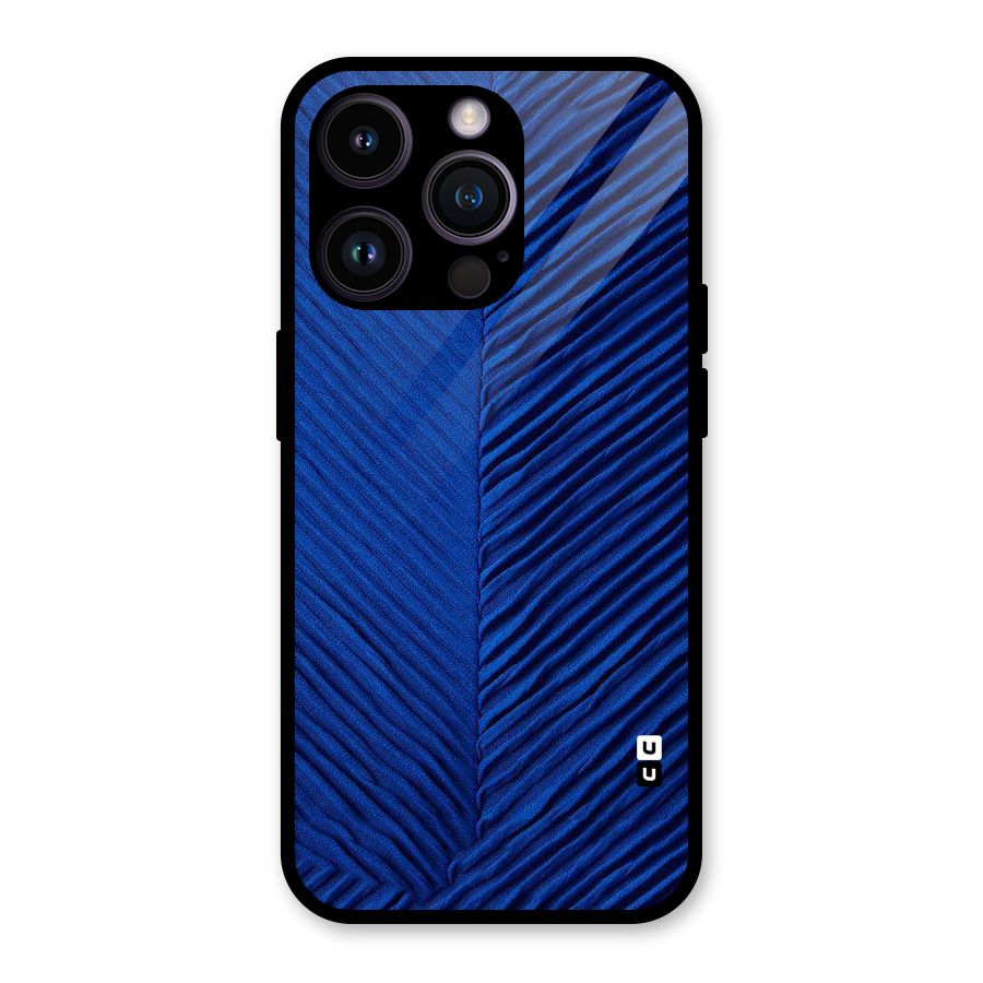 Classy Blues Glass Back Case for iPhone 14 Pro