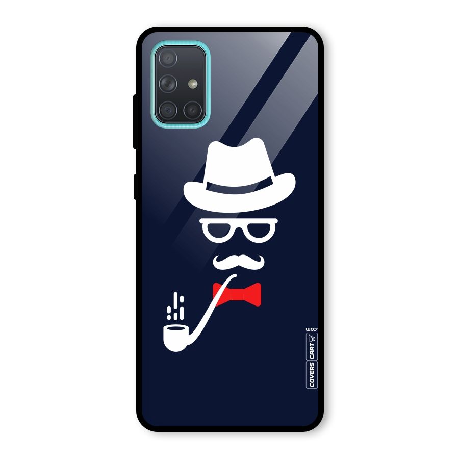 Classy Dad Glass Back Case for Galaxy A71