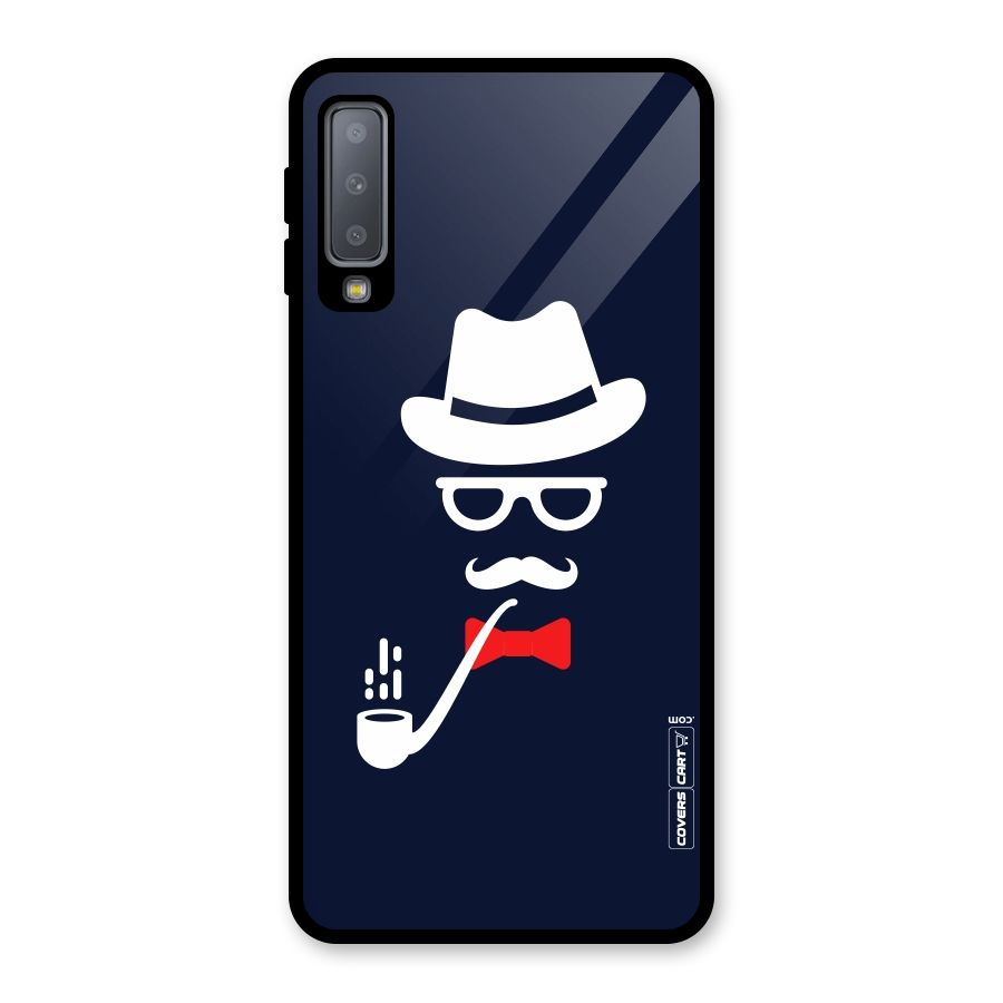 Classy Dad Glass Back Case for Galaxy A7 (2018)