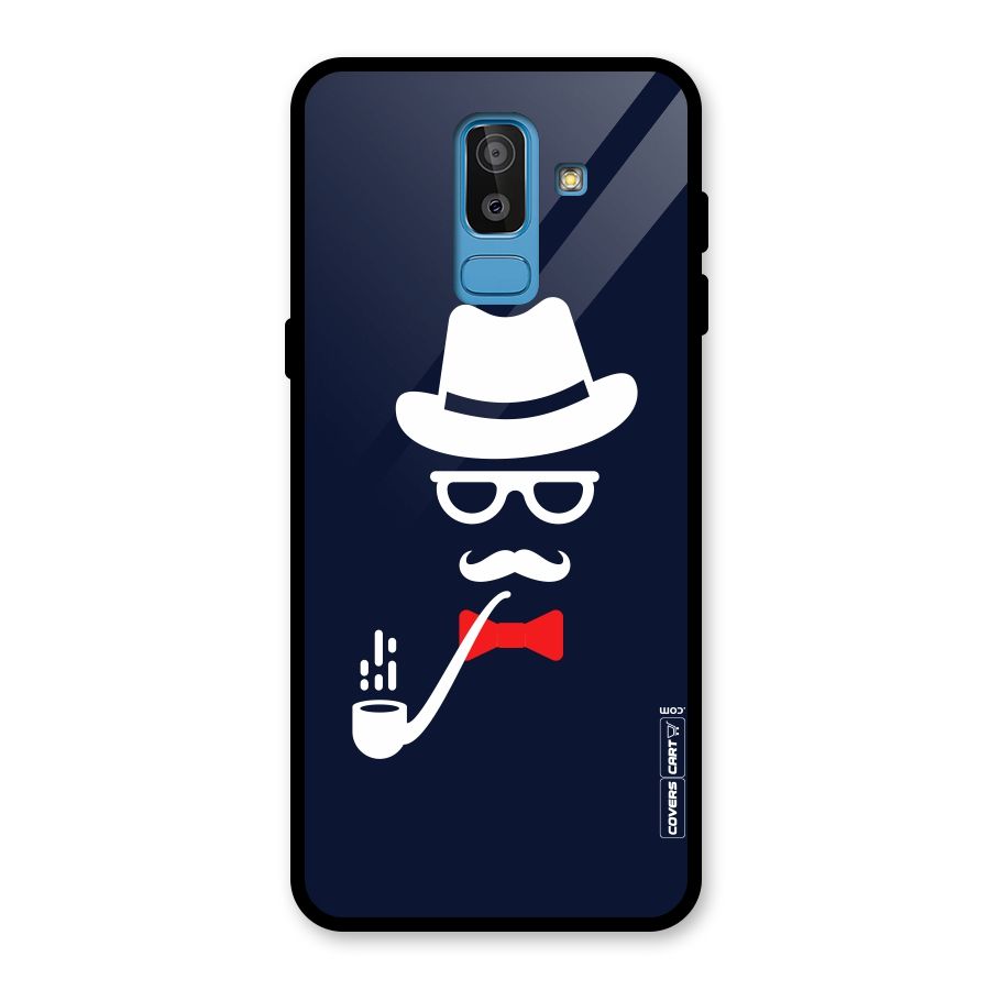 Classy Dad Glass Back Case for Galaxy J8