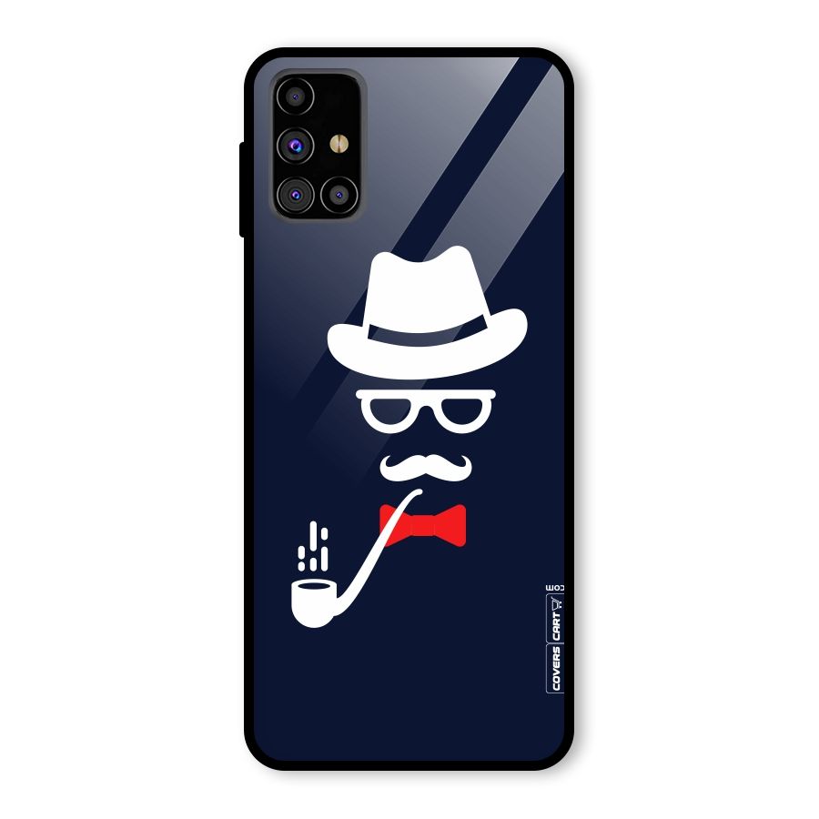 Classy Dad Glass Back Case for Galaxy M31s