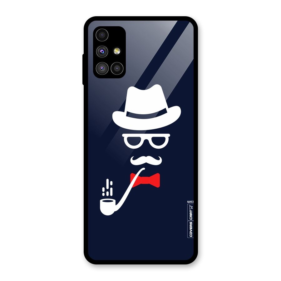 Classy Dad Glass Back Case for Galaxy M51