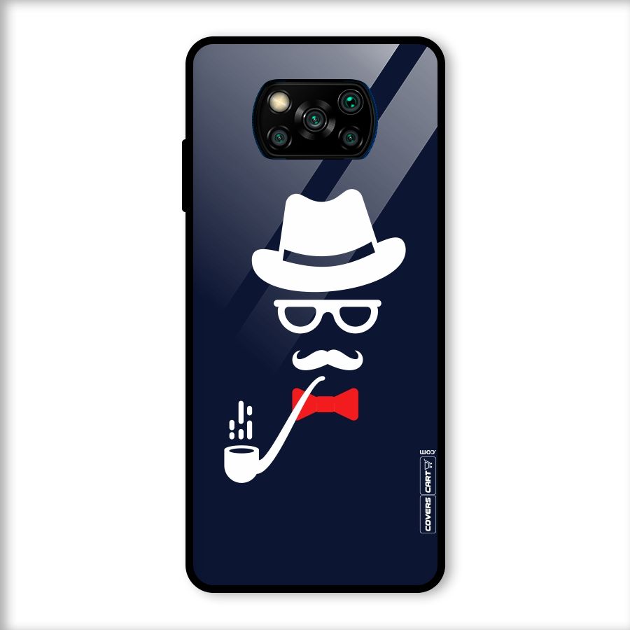 Classy Dad Glass Back Case for Poco X3