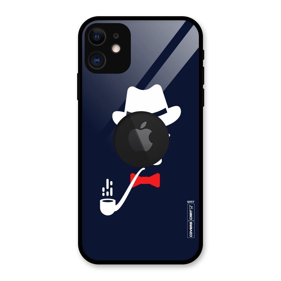 Classy Dad Glass Back Case for iPhone 11 Logo Cut