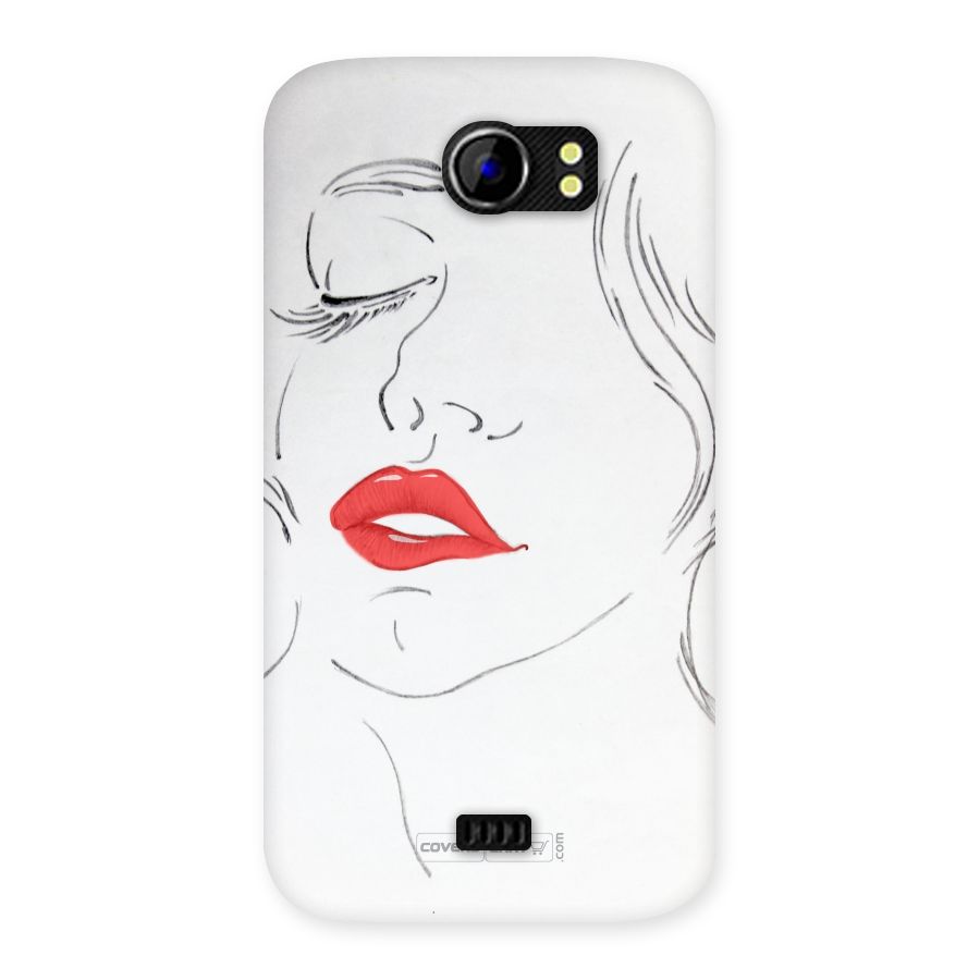 Classy Girl Back Case for Micromax Canvas 2 A110