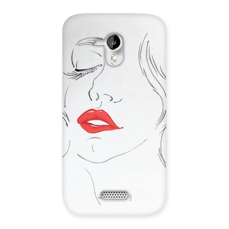 Classy Girl Back Case for Micromax Canvas HD A116