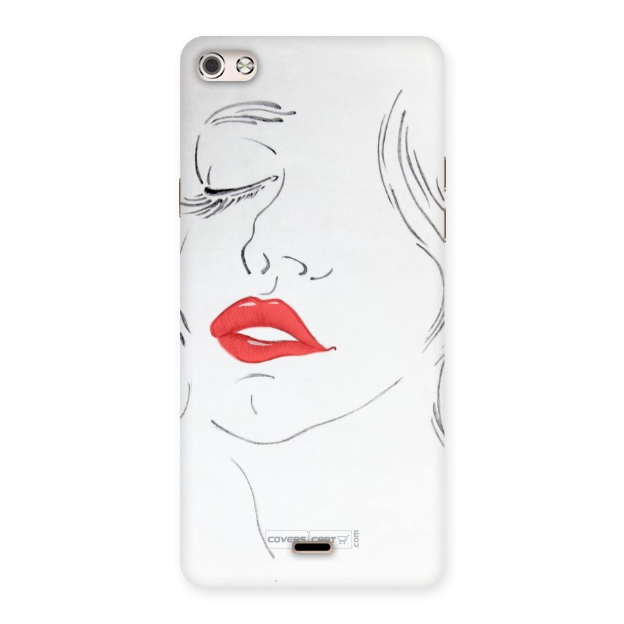 Classy Girl Back Case for Micromax Canvas Silver 5