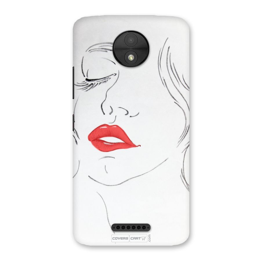 Classy Girl Back Case for Moto C