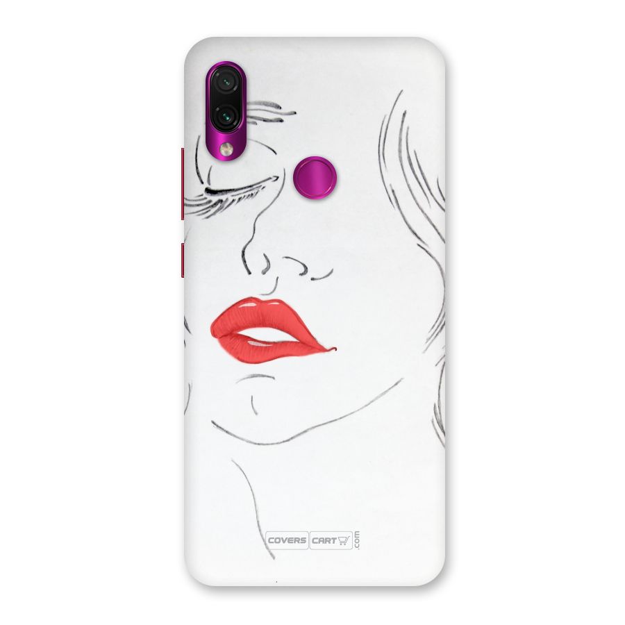 Classy Girl Back Case for Redmi Note 7 Pro