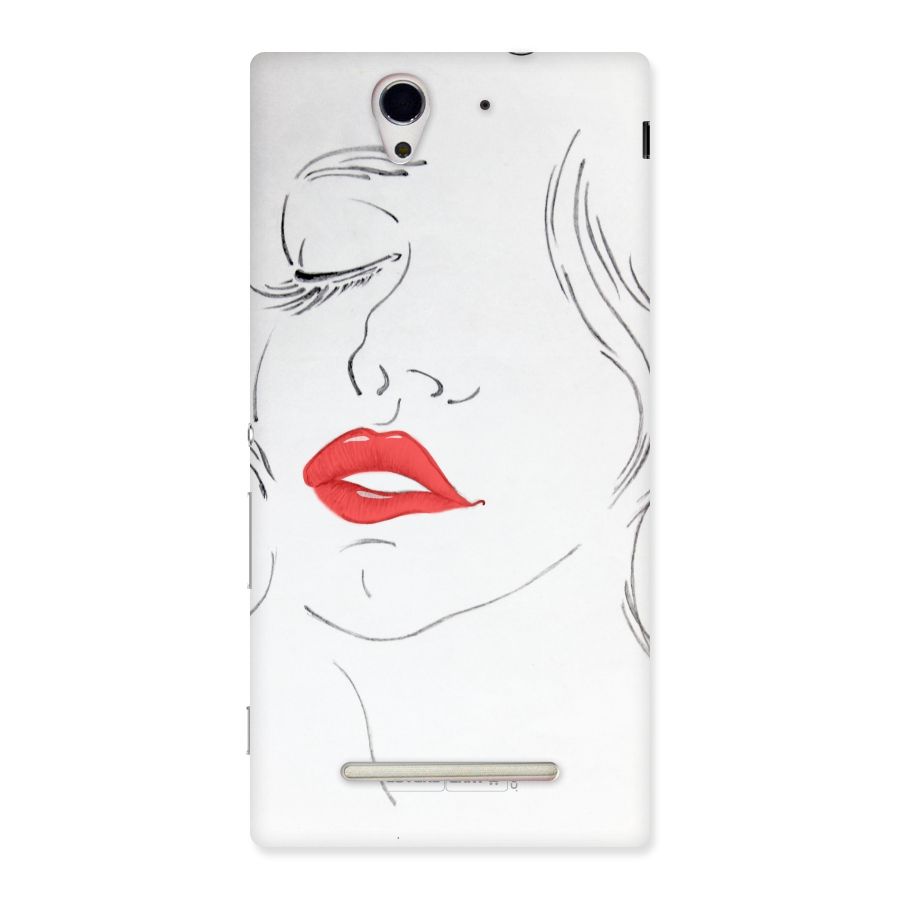 Classy Girl Back Case for Sony Xperia C3