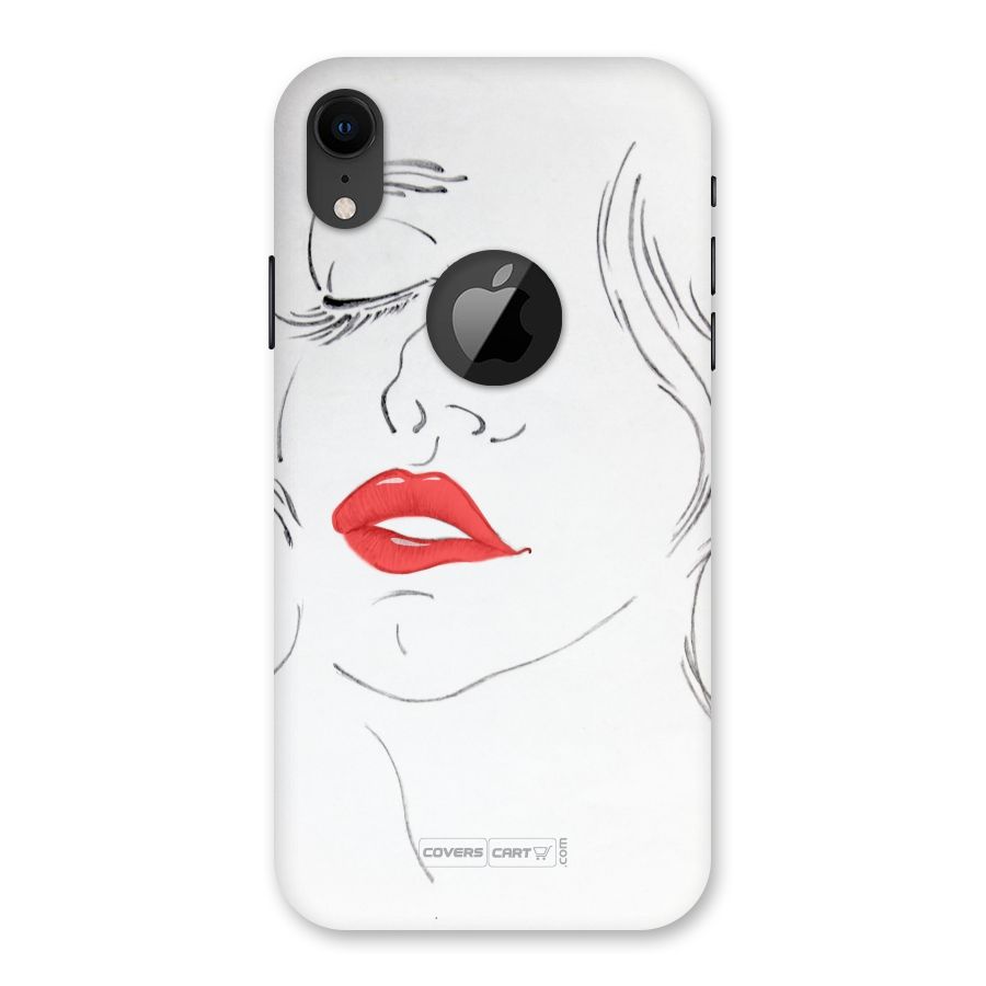 Classy Girl Back Case for iPhone XR Logo Cut