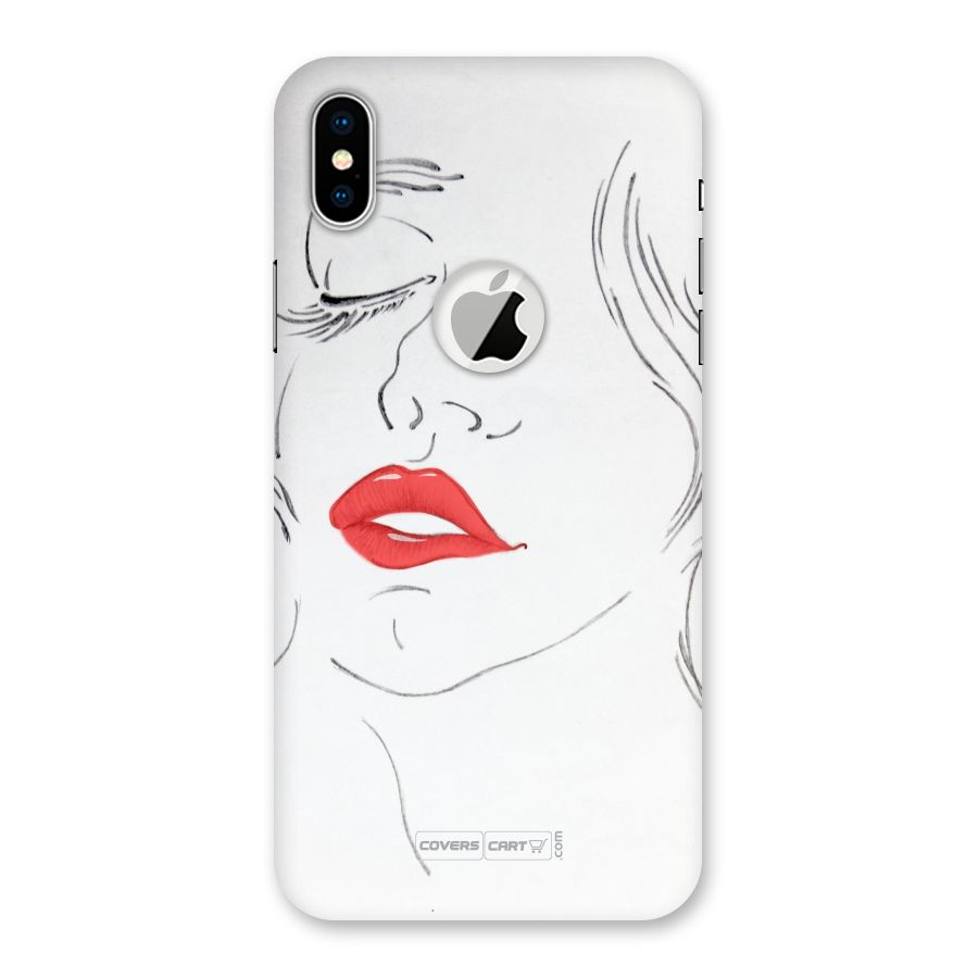 Classy Girl Back Case for iPhone X Logo Cut