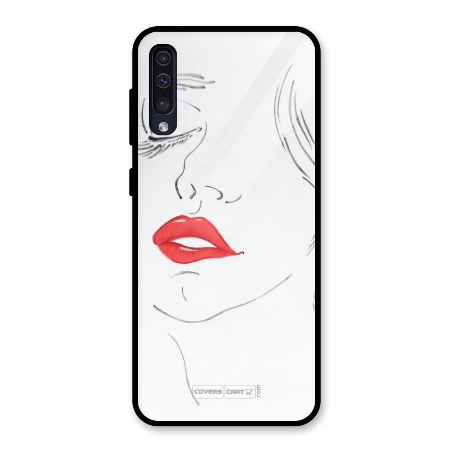 Classy Girl Glass Back Case for Galaxy A30s