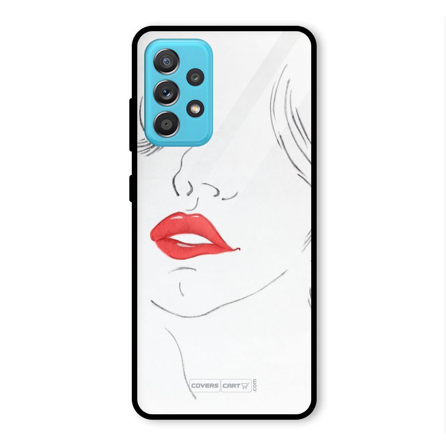 Classy Girl Glass Back Case for Galaxy A52