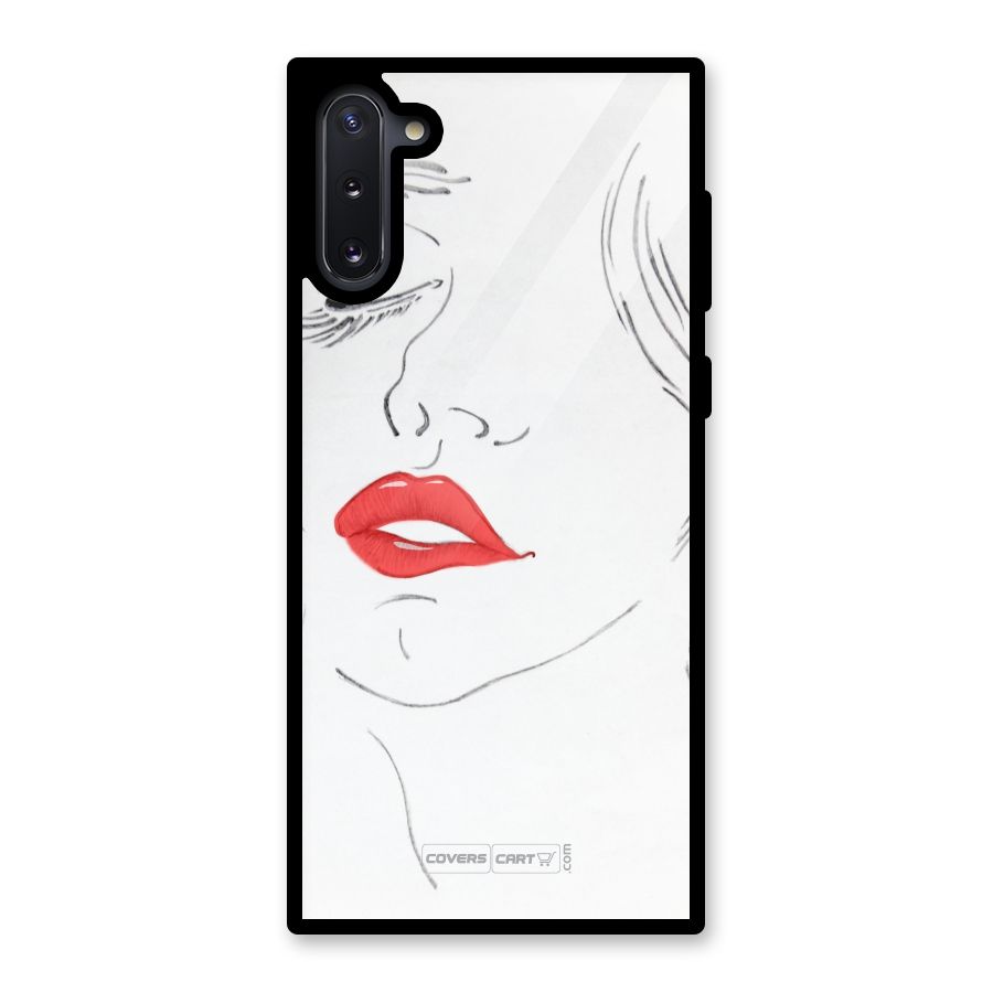 Classy Girl Glass Back Case for Galaxy Note 10
