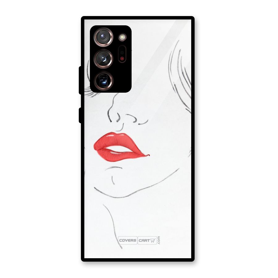 Classy Girl Glass Back Case for Galaxy Note 20 Ultra 5G