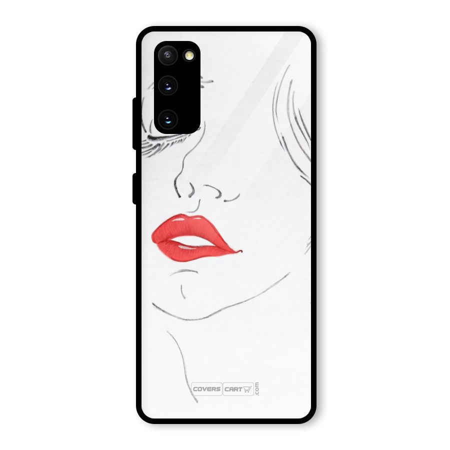 Classy Girl Glass Back Case for Galaxy S20 FE 5G