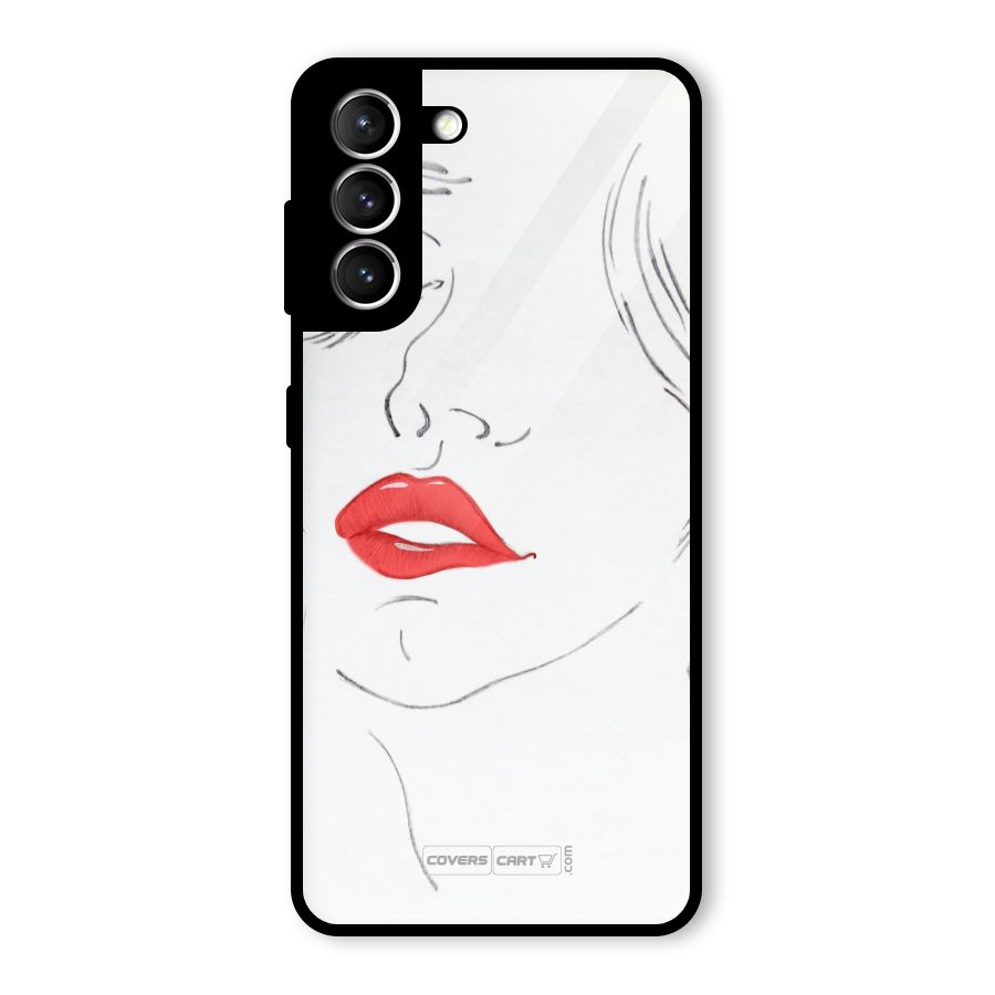 Classy Girl Glass Back Case for Galaxy S21 5G