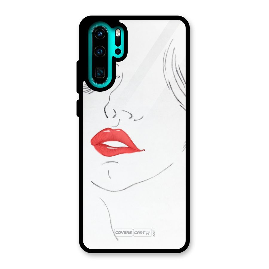 Classy Girl Glass Back Case for Huawei P30 Pro