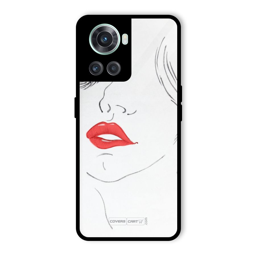 Classy Girl Glass Back Case for OnePlus 10R