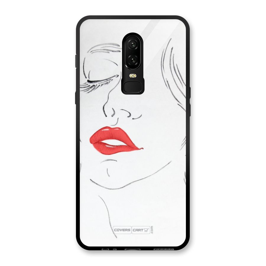Classy Girl Glass Back Case for OnePlus 6