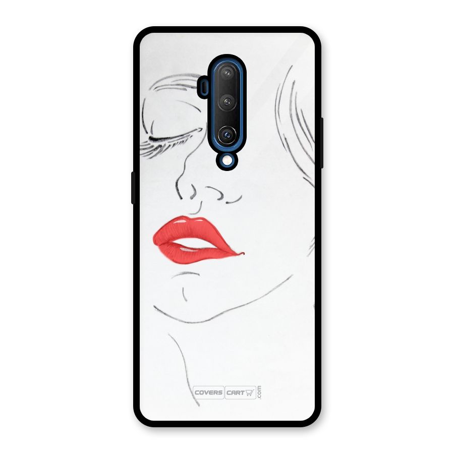 Classy Girl Glass Back Case for OnePlus 7T Pro