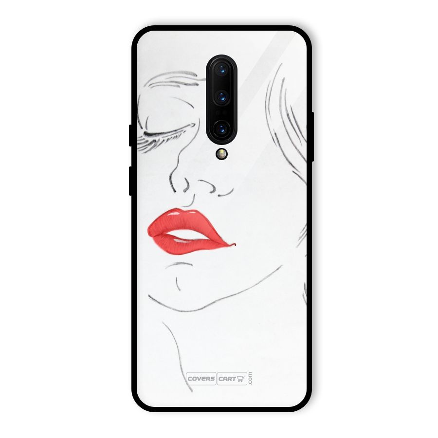 Classy Girl Glass Back Case for OnePlus 7 Pro