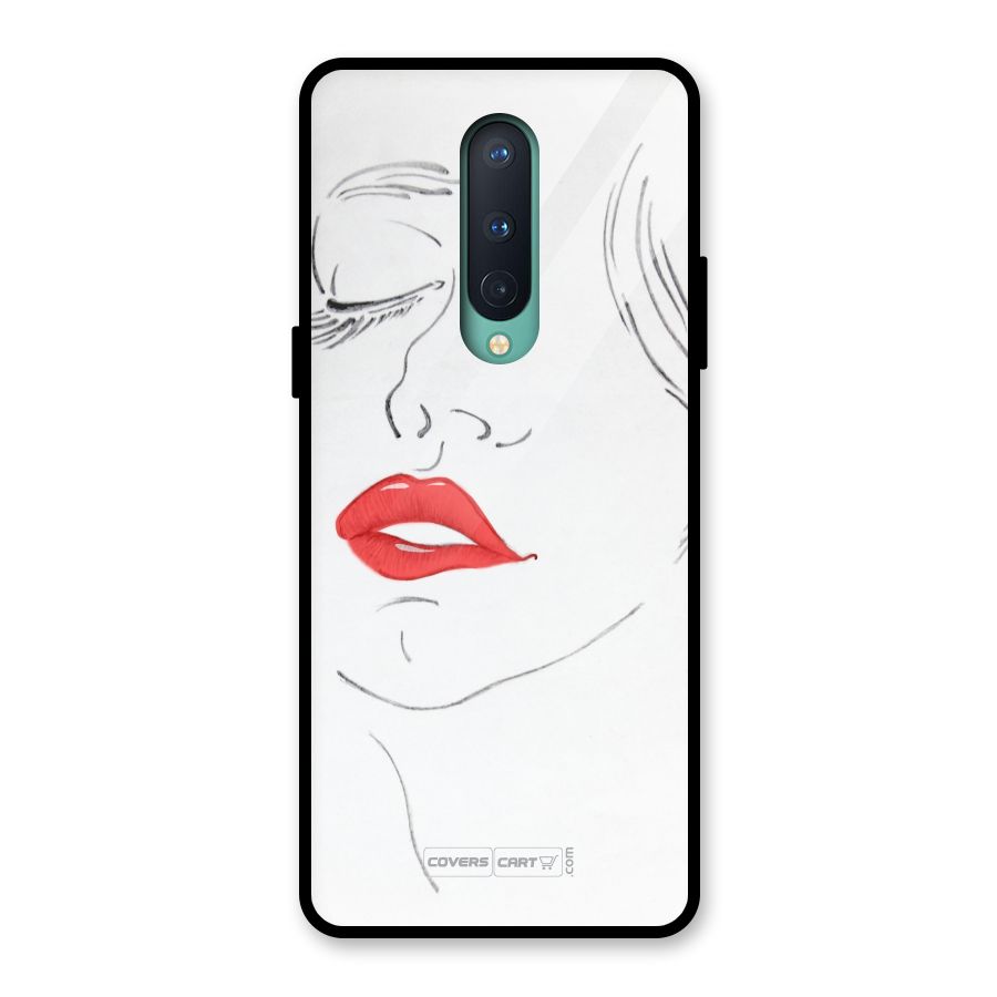 Classy Girl Glass Back Case for OnePlus 8