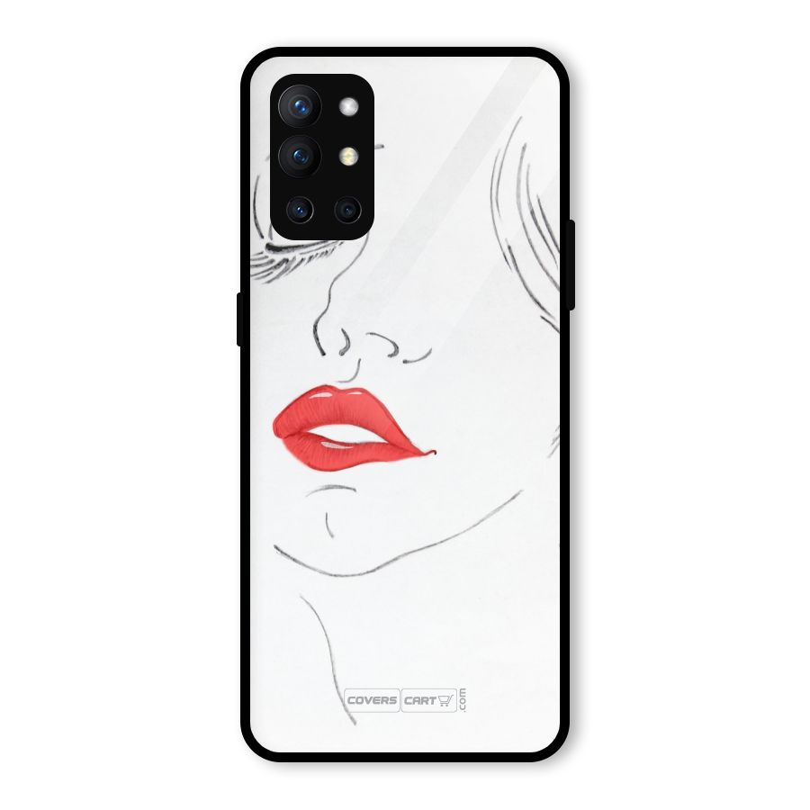 Classy Girl Glass Back Case for OnePlus 9R