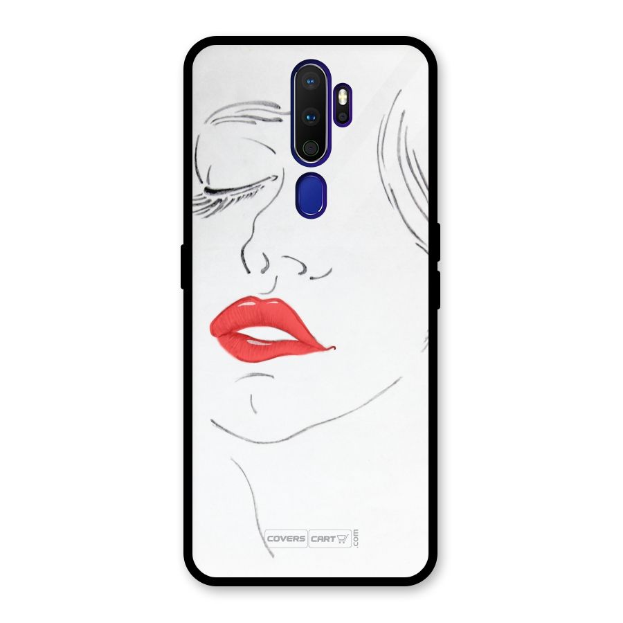 Classy Girl Glass Back Case for Oppo A9 (2020)