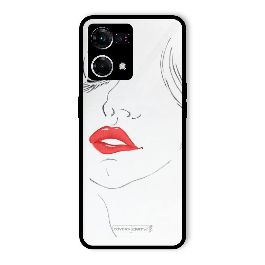 Classy Girl Glass Back Case for Oppo F21 Pro 4G