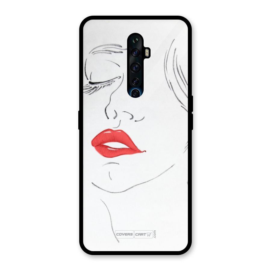 Classy Girl Glass Back Case for Oppo Reno2 F