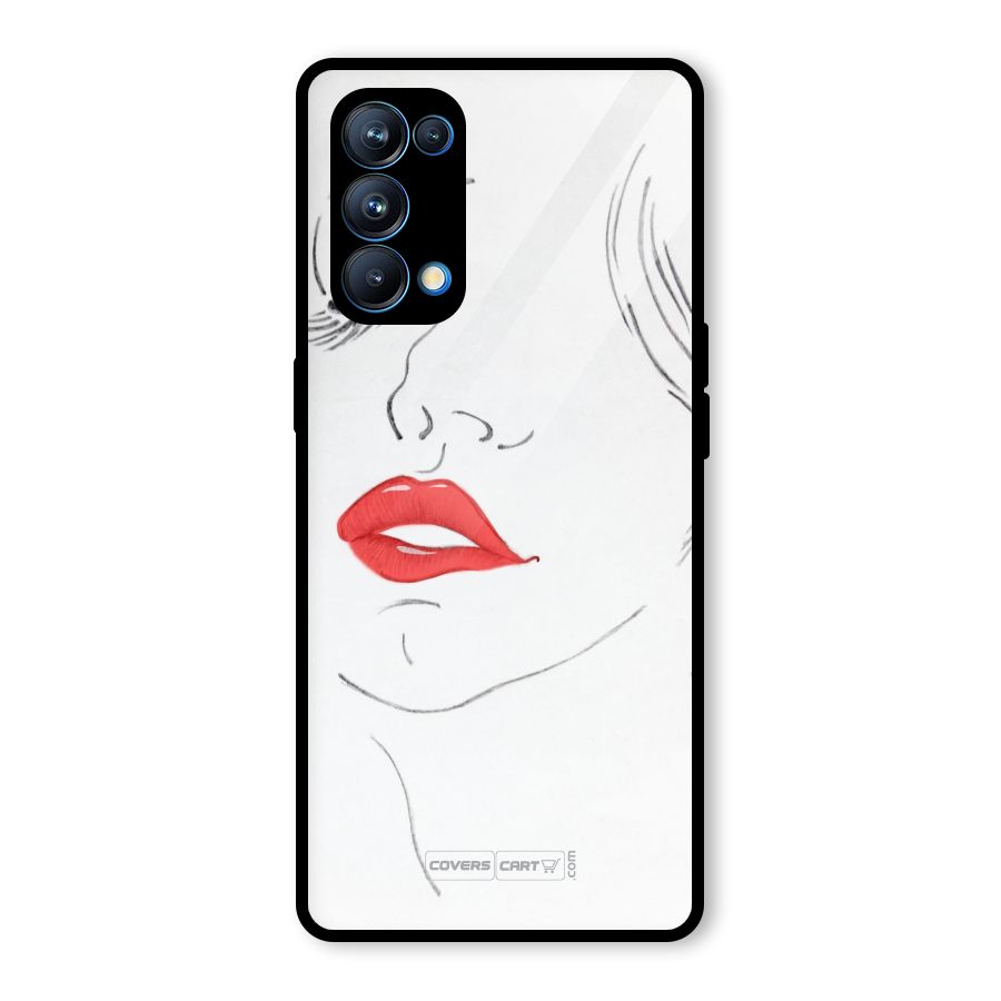 Classy Girl Glass Back Case for Oppo Reno5 Pro 5G