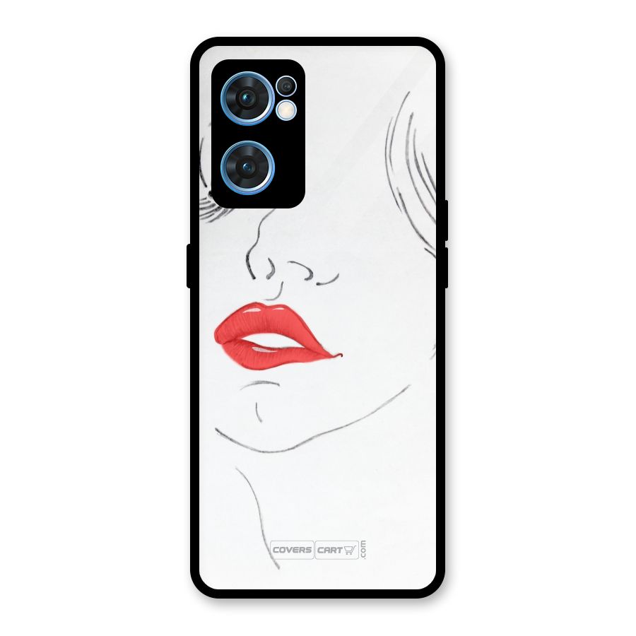 Classy Girl Glass Back Case for Oppo Reno7 5G