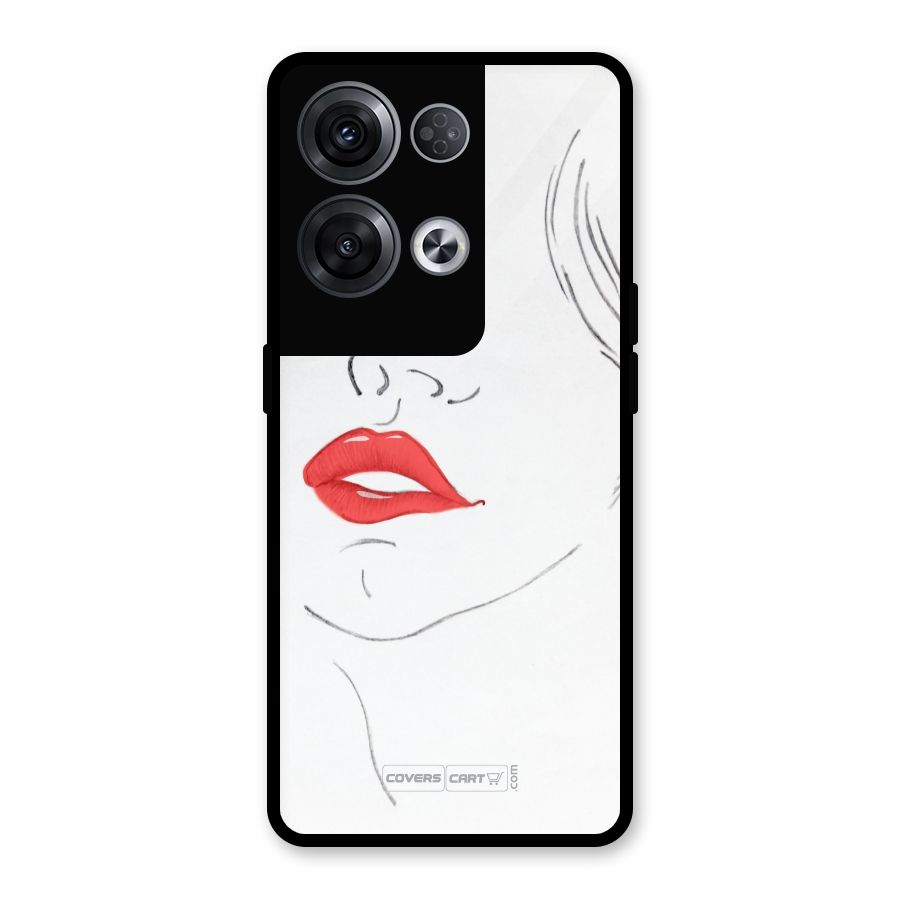 Classy Girl Glass Back Case for Oppo Reno8 Pro 5G