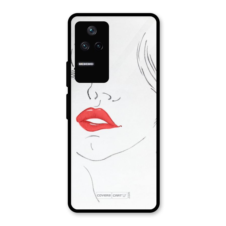 Classy Girl Glass Back Case for Poco F4 5G