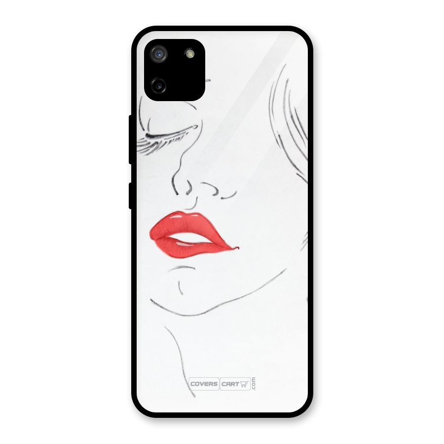 Classy Girl Glass Back Case for Realme C11