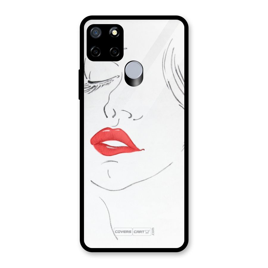 Classy Girl Glass Back Case for Realme C12