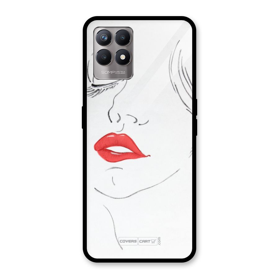 Classy Girl Glass Back Case for Realme Narzo 50