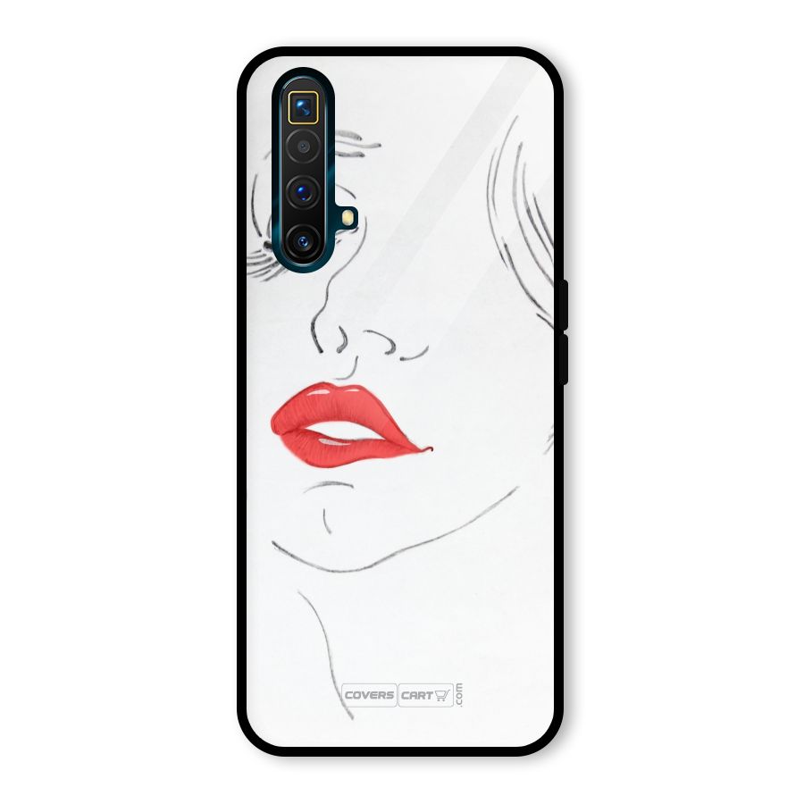 Classy Girl Glass Back Case for Realme X3