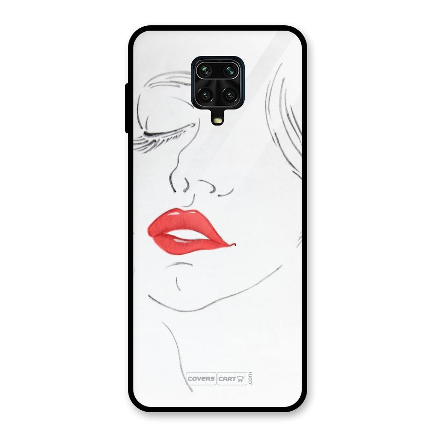 Classy Girl Glass Back Case for Redmi Note 10 Lite