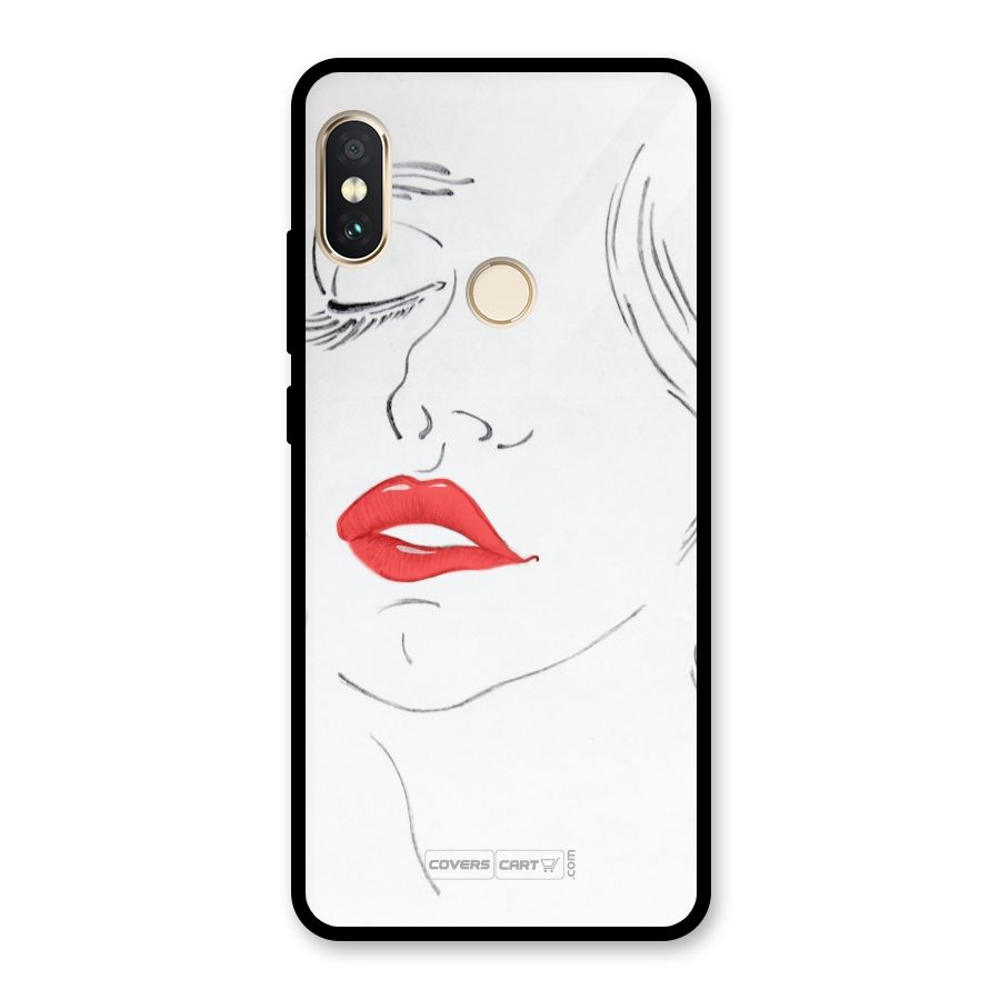 Classy Girl Glass Back Case for Redmi Note 5 Pro