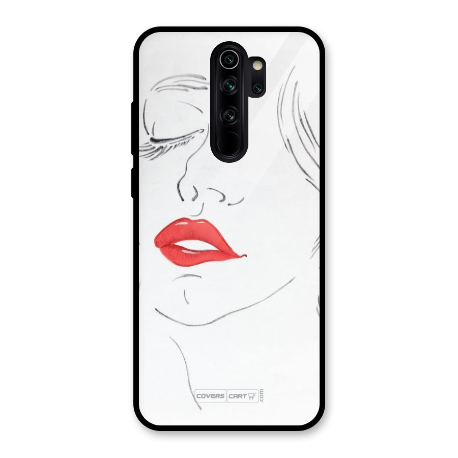 Classy Girl Glass Back Case for Redmi Note 8 Pro